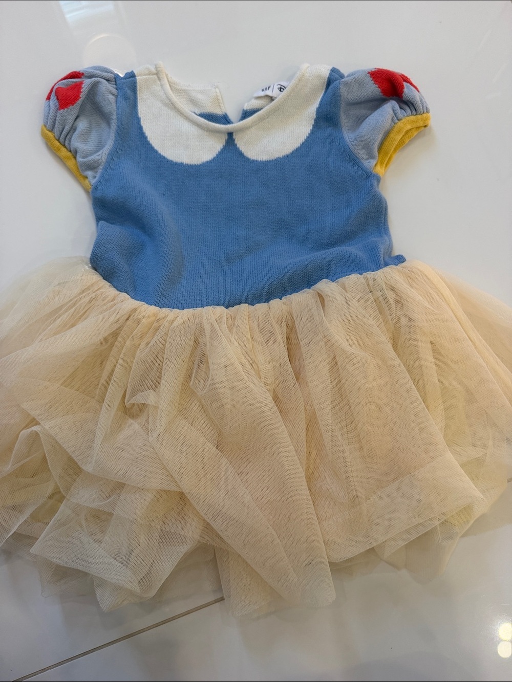 GAP Blue, Cream, Red and Yellow disney princess Tulle Dress